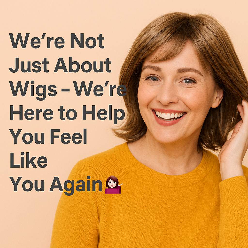 We’re Not Just About Wigs – We’re Here to Help You Feel Like You Again 💁‍♀️